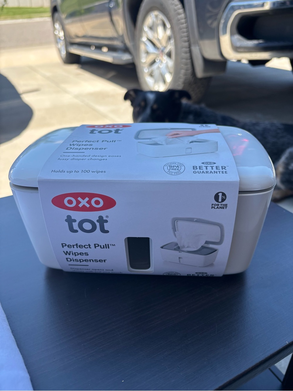 OXO tot Perfect Pull Wipe Dispenser Grey